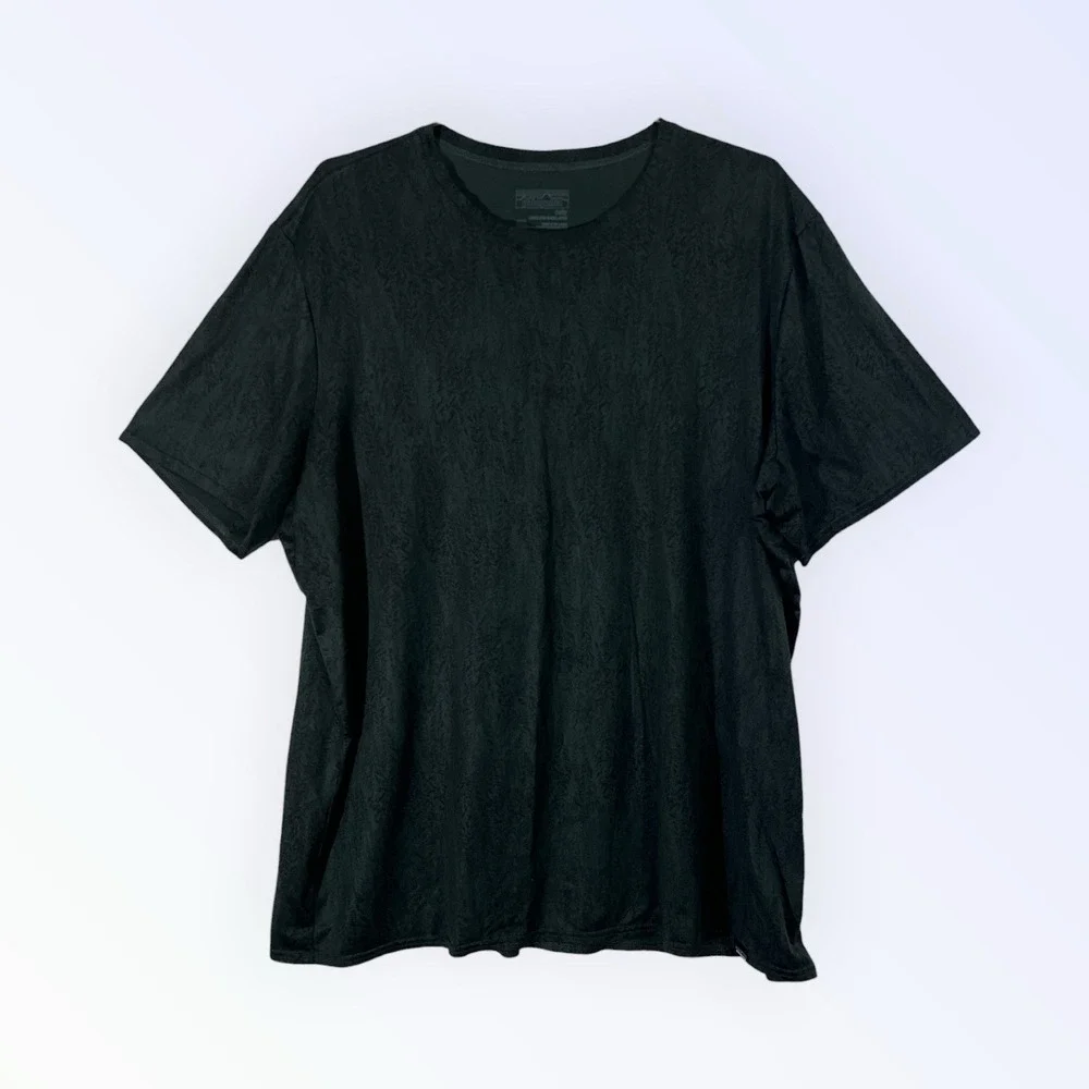 Patagonia Daily Capilene Shirt Base Layer Short Sleeve MENS XXL DARK GREEN